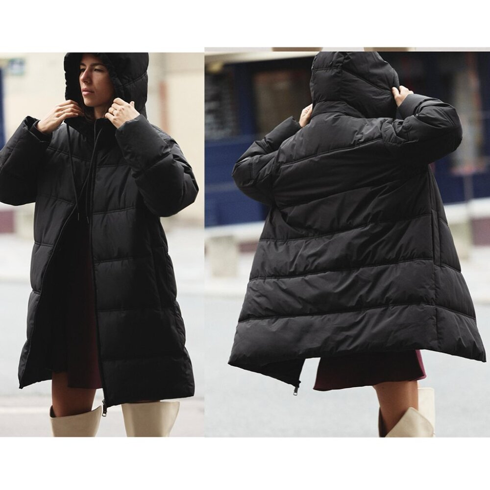 NEW ZARA water and wind protection hooded anorak 8073 size M